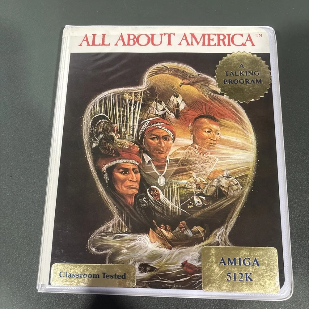 All About America by Unicorn Software Company- Atari ST; New & Complete in Box
